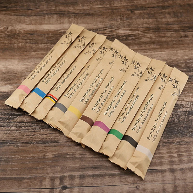 Bamboo Toothbrush - 5/15 unidades de cepillos de dientes