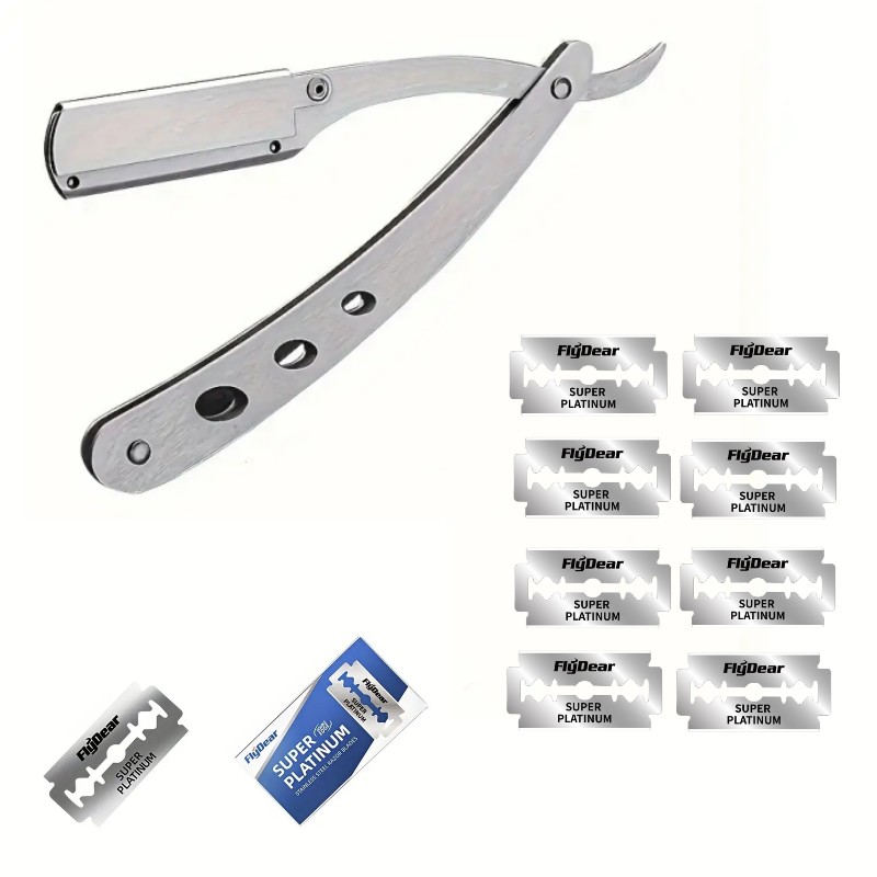 Safety Razor Handle - Cuchilla de Afeitar Plegable para Hombre,