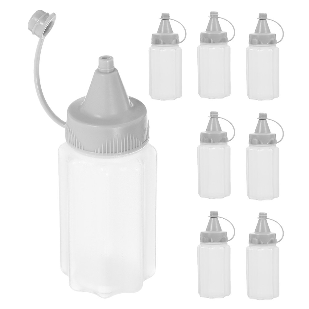 Reusable Bottle - 8 unidades de botellas exprimibles de