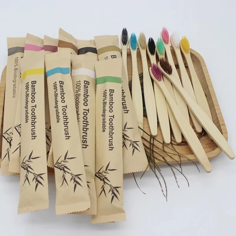 5/15 unidades de cepillos de d - Bamboo Toothbrush reseña y precio