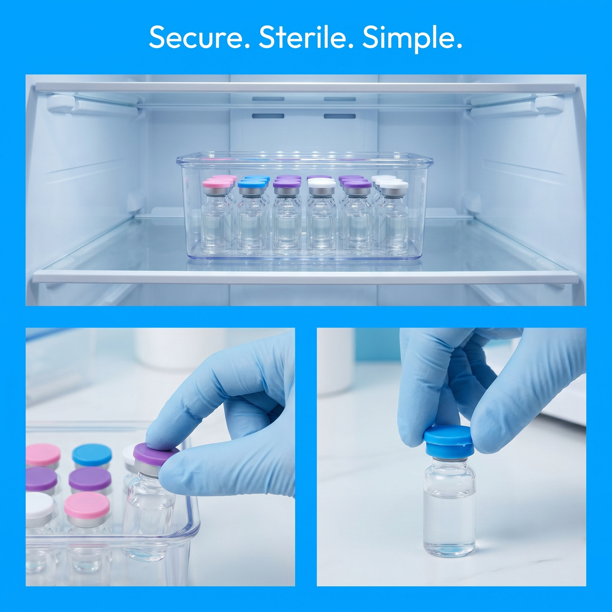 18 tapas de silicona para vial - Reusable Bottle reseña y precio