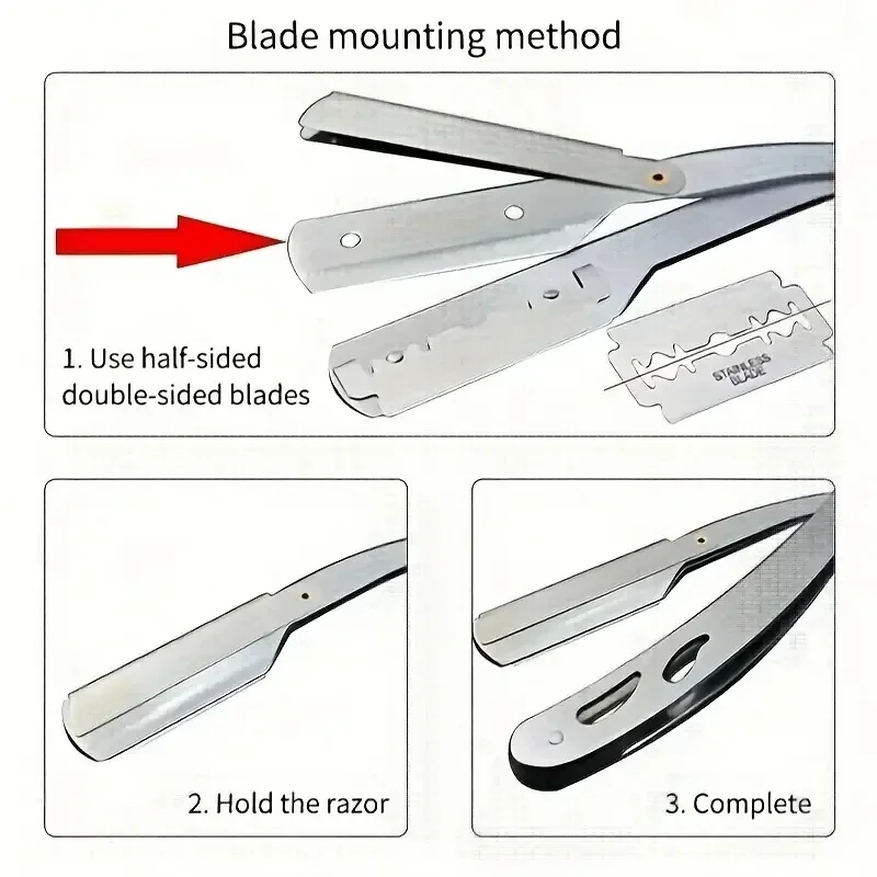 Cuchilla de Afeitar Plegable p - Safety Razor Handle reseña y precio
