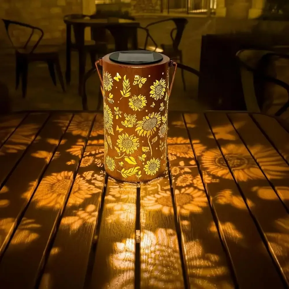 Lámpara Solar de Girasol para  - Solar Garden Light reseña y precio