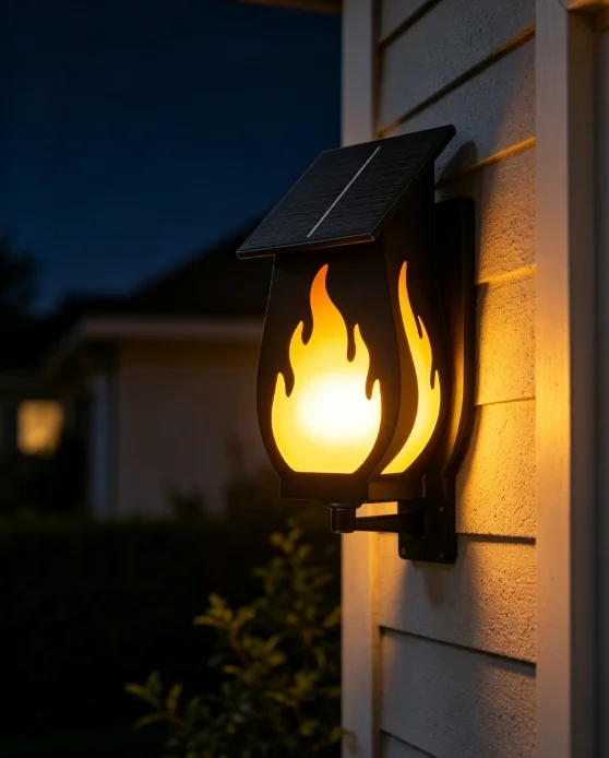 Lámpara de pared solar para ex - Solar Garden Light reseña y precio