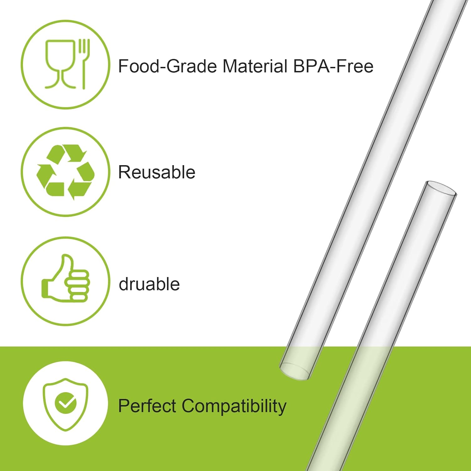 Paquete de 6 Pajitas Reutiliza - Reusable Straw reseña y precio