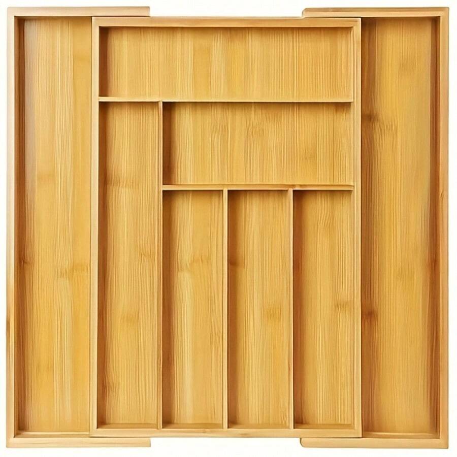 Organizador de cajones de bamb - Bamboo Cutlery reseña y precio
