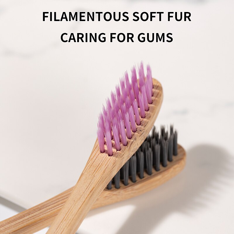Juego de cepillos de dientes d - Bamboo Toothbrush reseña y precio